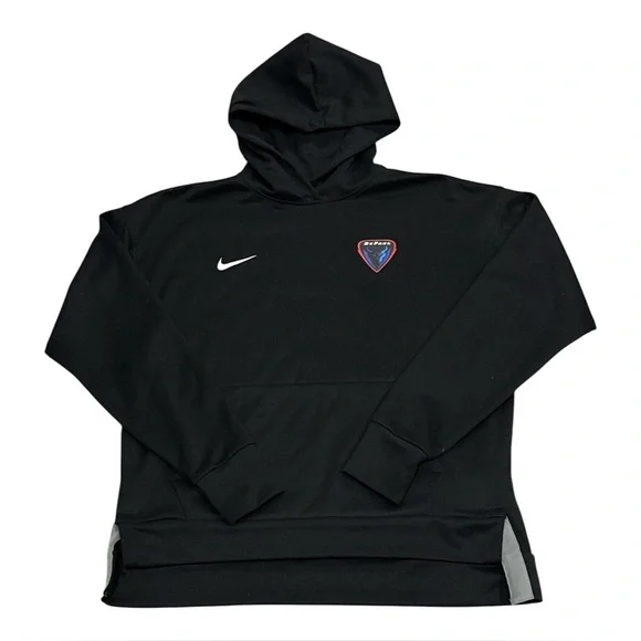 Nike DePaul Blue Demons NCAABlack Pullover Hoodie Sweatshirt Men’s Large  Tall LT